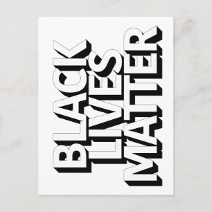 Carte postale Black Lives Matt