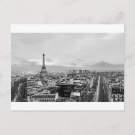 Carte Postale Black&White: Eiffel Tower, Paris, France