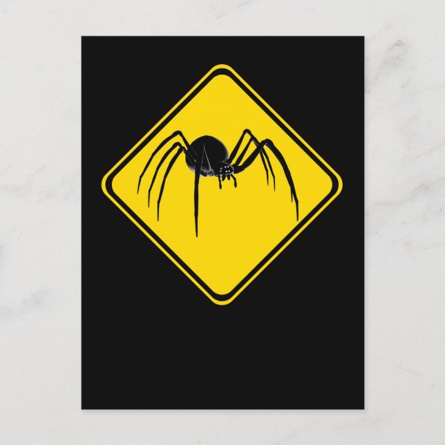 Carte Postale Black Widow Xing ! (Devant)