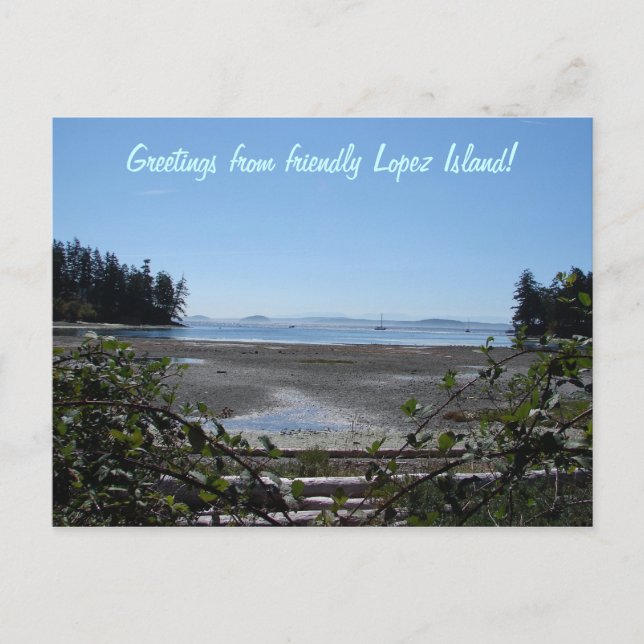 Carte Postale Blackberry sur Lopez (Devant)