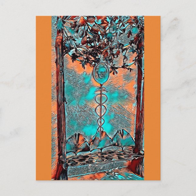 Carte Postale Blackwell Bench Art (Devant)