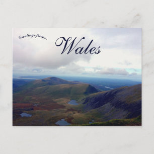 Carte Postale Blaenau FfPalestinian og Snowdonia National Park W
