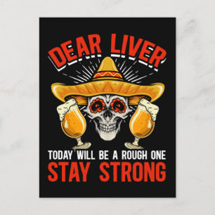 Carte Postale Blague de bière amusante Cinco De Mayo Alcool Amus