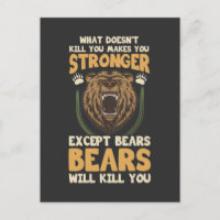 Blague de campeur scout d'humour d'ours sarcastiqu