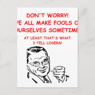 Carte Postale blague de jeu et de sport