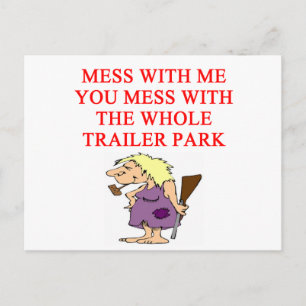 Carte Postale blague de plouc de la campagne