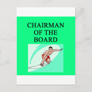 Carte Postale blague de surfeur