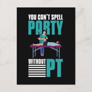 Carte Postale Blague drôle de fête de thérapie physique Occupati