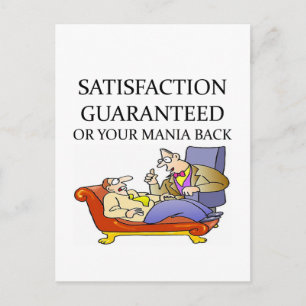 Carte Postale blague PSYCHOLOGIQUE