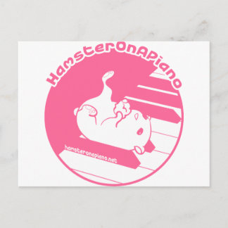 Carte Postale blanc rose