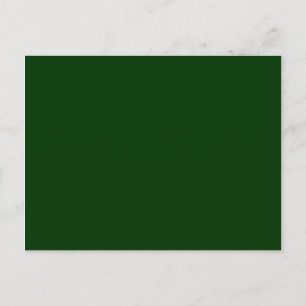 Carte Postale Blanc vert foncé