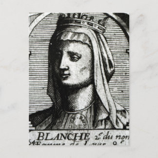 Carte Postale Blanche de Castille Reine de France