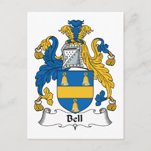 Carte Postale Blason de la famille Bell