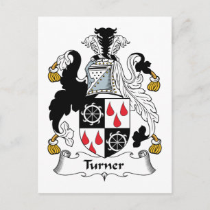 Carte Postale Blason de la famille Turner