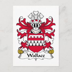 Carte Postale Blason de la famille Wallace