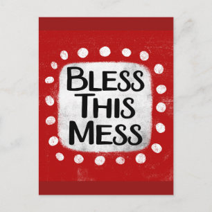 Carte postale Bless This Mess