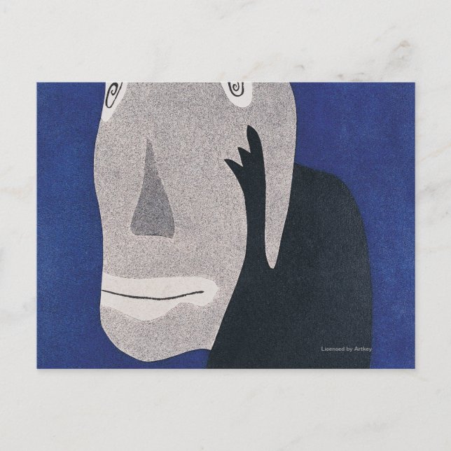 Carte Postale Bleu (Devant)