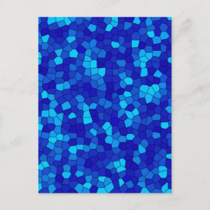 CARTE POSTALE BLEU