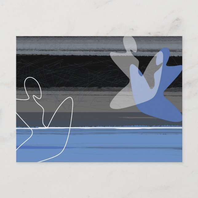 Carte Postale Bleu (Devant)