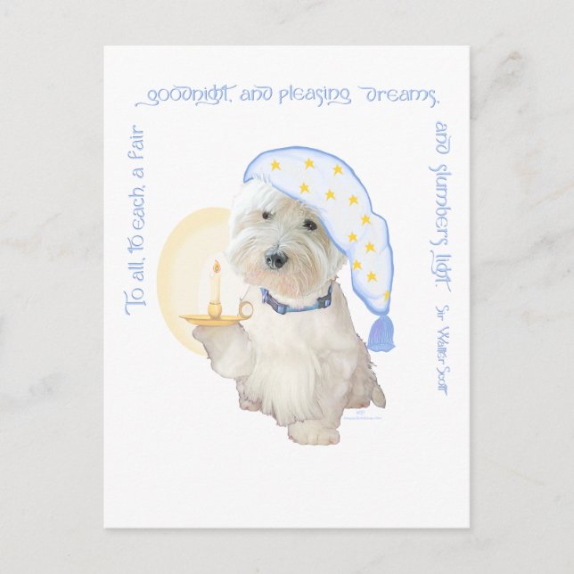 Carte Postale Bleu (Devant)