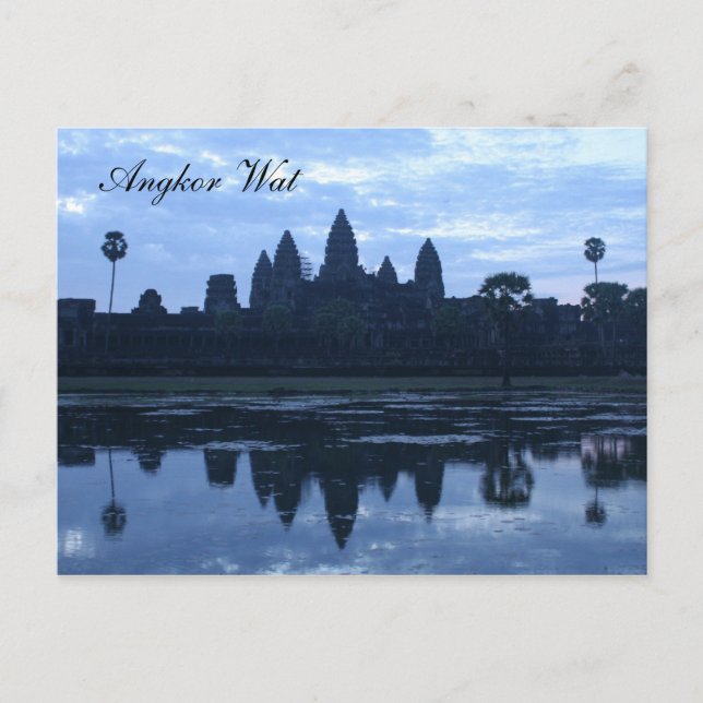 Carte Postale bleu angkor (Devant)