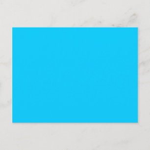 Carte Postale Bleu Aqua