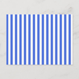 Carte Postale Bleu blanc et bleu royal