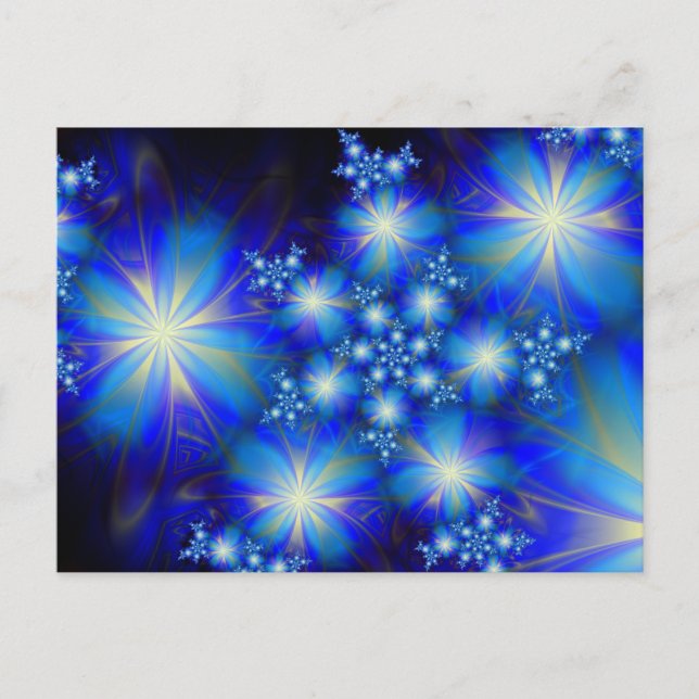 Carte Postale Bleu Bonanza Cool mignon Abstrait (Devant)