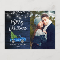 Bleu Bracelet en bois Script Camion illuminations 