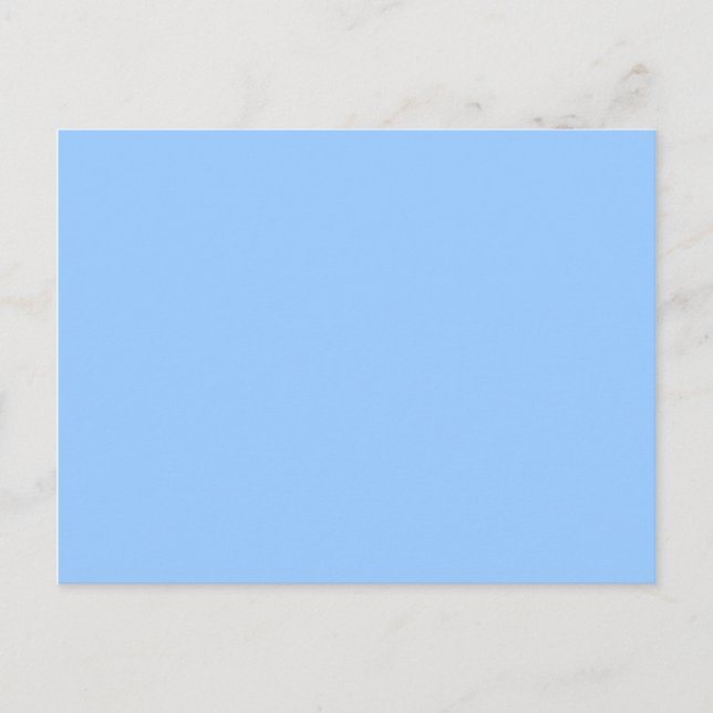 Carte Postale Bleu clair (Devant)