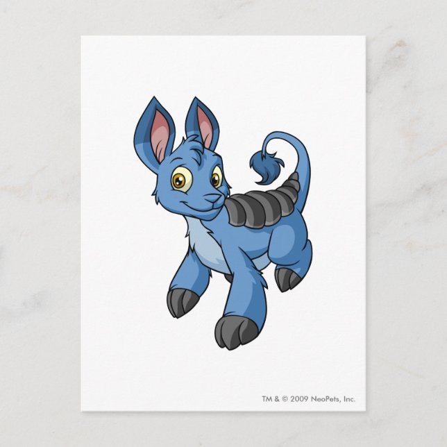 Carte Postale Bleu de Bori (Devant)