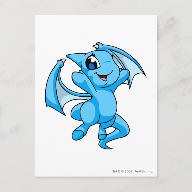 Carte Postale Bleu de Shoyru (Devant)