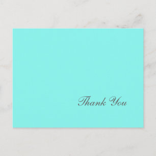 Carte Postale bleu d'oeuf de robin bleu turquoise aqua bleu mari