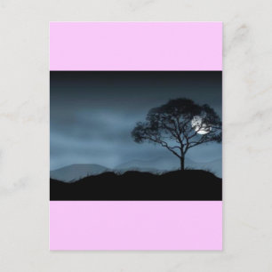 CARTE POSTALE BLEU MOON