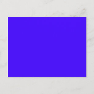 Carte Postale Bleu outremer électrique