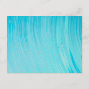 Carte Postale Bleu Tube Vague Cool Eau Turquoise