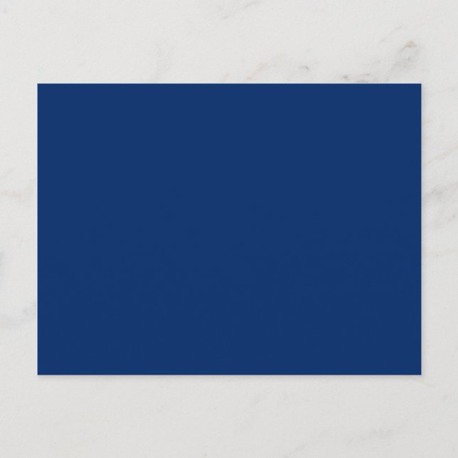 Carte Postale Bleu US (Devant)