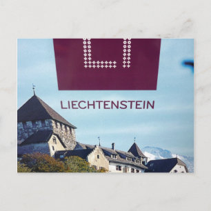 Carte Postale bleu vaduz