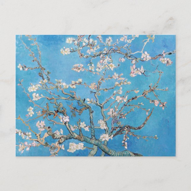 Carte Postale Bleu Vincent van Gogh Art Peinture (Devant)