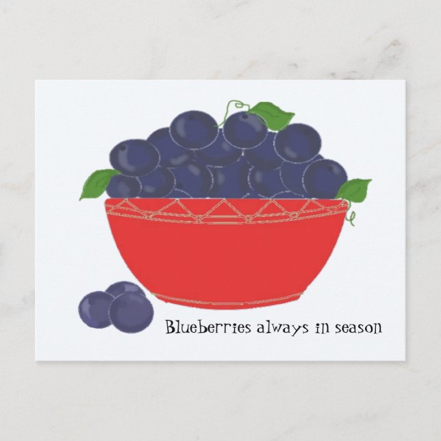 Carte Postale Bleuets (Devant)
