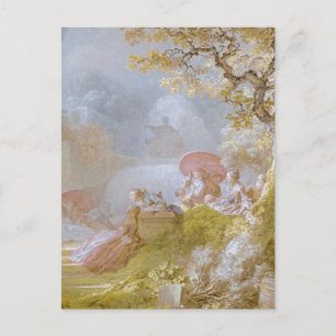Carte Postale Blind Man's Bluff par Jean Honore Fragonard Postca