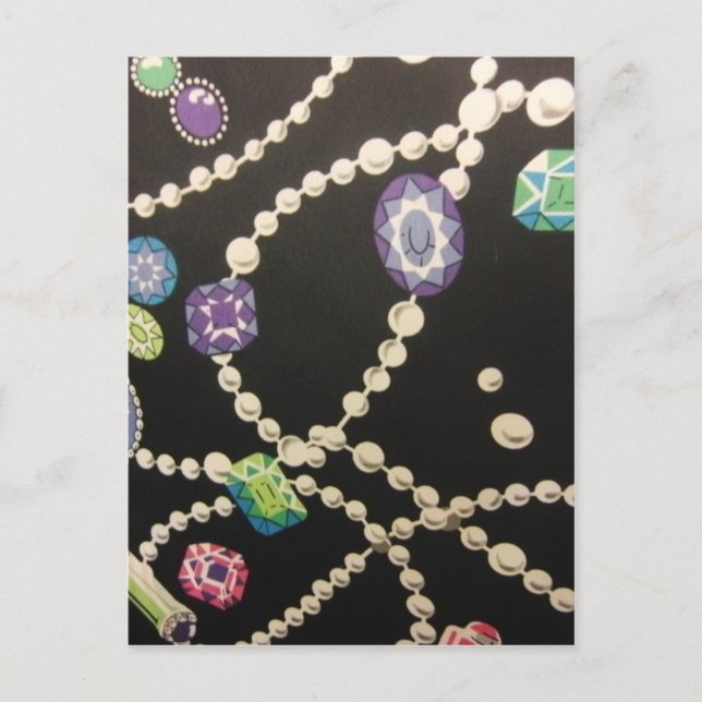 Carte Postale Bling et perles (Devant)