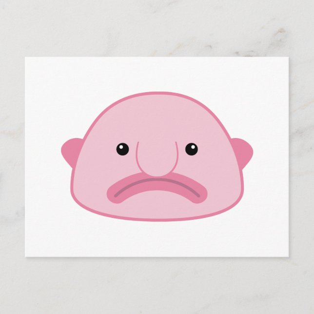 Carte postale Blobfish (Devant)