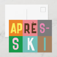 Blocs de couleur après ski