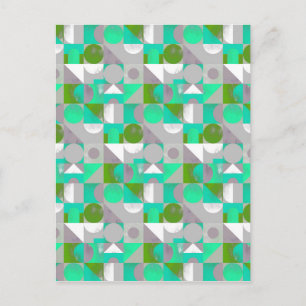 Carte Postale Blocs de jouets petits - vert