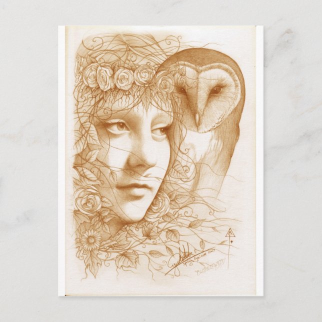 Carte Postale Blodeuwedd (Devant)