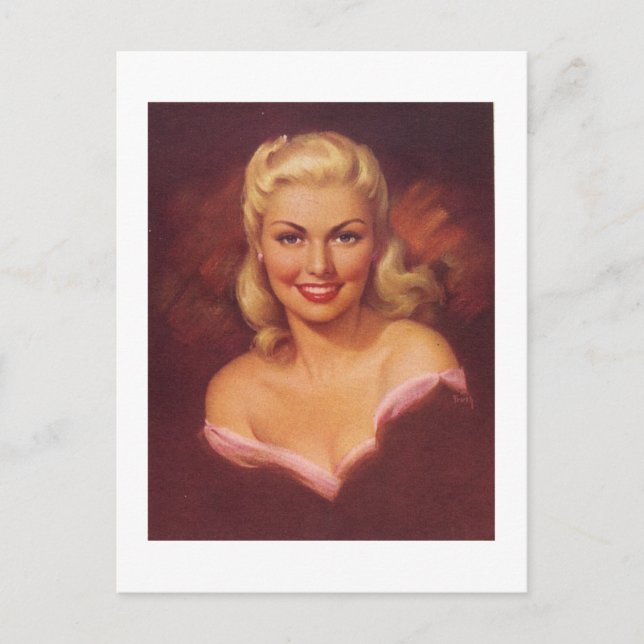 Carte postale blond (Devant)