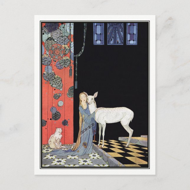Carte Postale Blondine par Virginia Frances Sterrett (Devant)