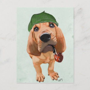 Carte Postale Bloodhound Sherlock Holmes
