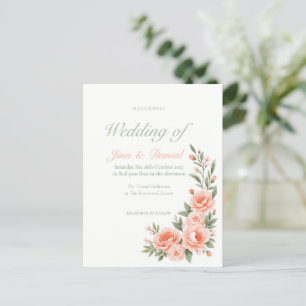 Carte Postale Bloom du coucher du soleil